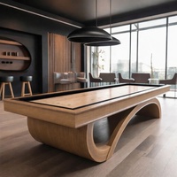 Table de shuffleboard professionnelle haut de gamme en bois massif sur mesure 9 pieds/12 pieds/14 pieds/16 pieds, shuffleboard commercial