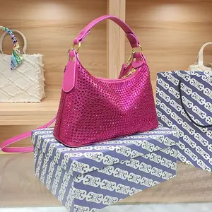 2024 nuevo estilo para mujer, nuevo estilo, bolso de mensajero para mujer, bolsos de vestir de lujo, bolsos de Venta caliente para mujer, bolsos de diamantes de agua ligera