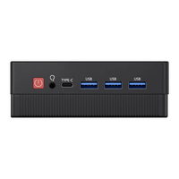 Mini host Barebone de alto rendimiento para el hogar, Ordenador de oficina NVME 2280 PCIE 3,0, almacenamiento 2,5G, puertos Ethernet duales, MINI PC AMD R7