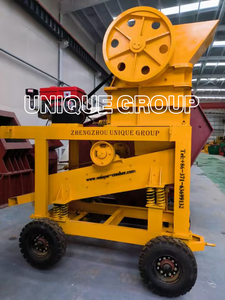 Khai Thác Mỏ Vàng Di Động Nhà Máy Nghiền Đá Pe250x400 Đá Granit Cứng Mỏ Đá Máy Nghiền Động Cơ Diesel Quặng Vàng Máy Nghiền Hàm - Product Image 5