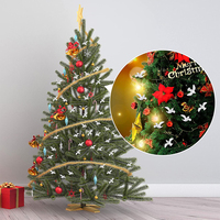 Vente en gros de mini colombes blanches de 1 pouce (résine PVC) pour l'artisanat, Thanksgiving, Noël, mariage, fête des pères, décorations de gâteaux à domicile