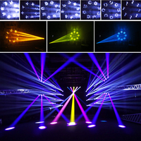 Lumière principale mobile de tache de faisceau de la tête 100W RGBW de Marslite Mini lumière principale mobile Cabezas Movile Lyre LED lumière principale mobile d'étape