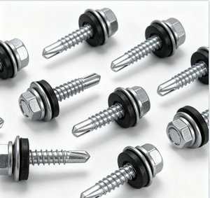 Kundenspezifischer Hersteller Sechskant-Unterlegscheibenkopf Selbstbohrende Schraube mit Unterlegscheibe - Product Image 2