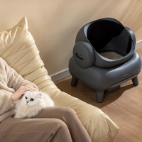 Bac à litière pour chat autonettoyant Robot automatique de nettoyage de litière pour chat avec contrôle APP de grande capacité pour plusieurs chats