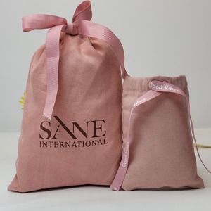 Bolsas de Embalaje para Joyería con Logotipo Personalizado al por Mayor, Bolsitas de Regalo de Joyería con Cordón de Gamuza Rosa - Product Image 6