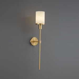 Minimalist Luxurious Natural Marble Wall <b>Lamp</b> for Home for Living Room Bedroom <b>Study</b> Hallway Tea Room Hotel Homestay Designers - Product Image 3