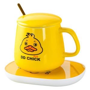 Tazza da Caffè in Ceramica a Forma di Cuore, Grande Bicchiere da Viaggio per Auto, Tazza Tiki per Acqua e Birra da 15 Once, Mini Tazza da Birra Animale Satinata - Product Image 2