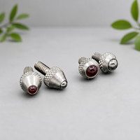 Stylet à bille en carbure de tungstène M2.5 Ruby avec protection IP65 et mesure de force 1N pour capteur de déplacement