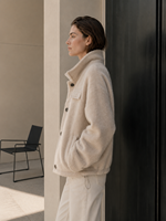 Manteau d'hiver en laine pour femme, simple boutonnage, fourrure de mouton de haute qualité, épais et doux, vêtement d'extérieur décontracté, vente en gros, directement de l'usine