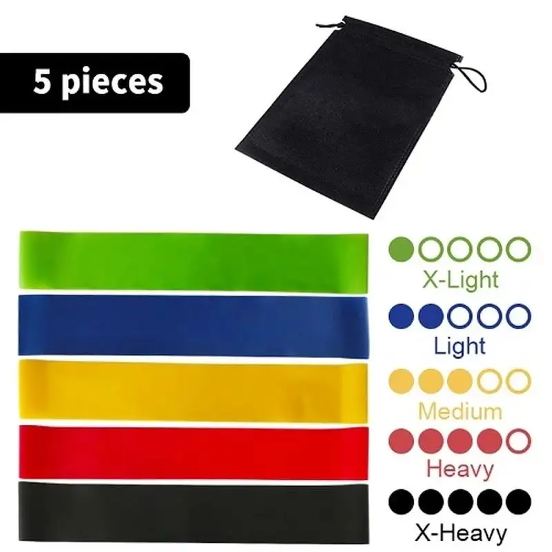 Rubber theraband resistance band private label resistance bands