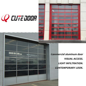 باب مرآب علوي صناعي من زجاج مقطعي تلقائي قابل للتخصيص للمصانع الكيميائية التجارية ميزة مقاومة للماء - Product Image 5