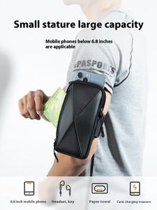 Custom Wholesale Summer <b>Accessory</b> PU Waterproof Running Jogging Arm <b>Bag</b> for Mobile Phones Compatible-for Outdoor Fitness - Product Image 2