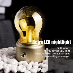 Vintage LED Atmosphere Light Modern Design Rechargeable Night Eye Protection Creative Bedside Table <b>Lamp</b> for Bedroom for Cafe - Product Image 4