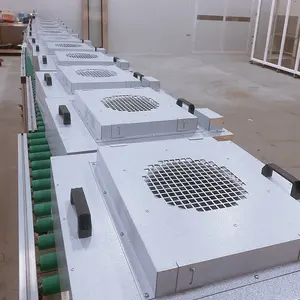 Unidad de filtro de ventilador FFU, con filtro HEPA, para sala limpia