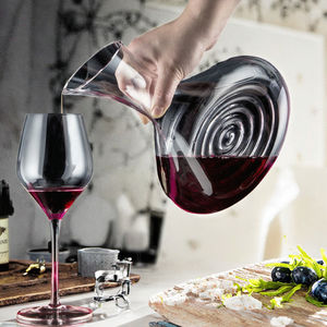 <span class=keywords><strong>Carafe</strong></span> en Verre Cristal Transparent Soufflé à la Main en Forme de U de Design Moderne et Décanteur à Vin Rouge Très Populaire Décanteur <span class=keywords><strong>Globe</strong></span> - Product Image 3