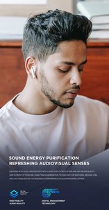 Bán buôn xy19 TWS Tai nghe không dây Earbuds BT v5.3 tiếng ồn hủy bỏ thể thao tai nghe với Mic cho Xiaomi Huawei Honor Vivo - Product Image 3