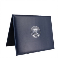 Porte-documents horizontal et vertical en cuir PU Mondon ZS120 pour certificats A4, diplôme de remise de diplôme