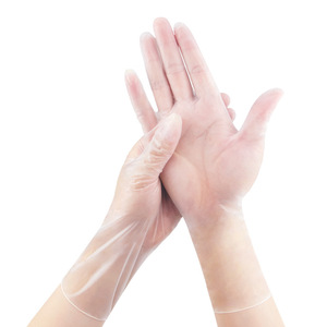 Extra <b>Long</b> Thick 12 Inch PVC <b>Gloves</b> Oil Resistant Non Sterile For Electronics Factory Semiconductor Use - Product Image 1