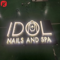 Signalisation LED personnalisée, lettres LED 3D, lettres en acrylique pour la publicité extérieure