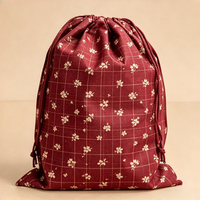Mini-sacs à cordon non tissés recyclables avec logo personnalisé pour la publicité, sacs de rangement pour écouteurs de sport, clés et petits gadgets