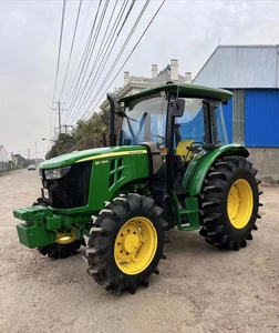 Gebrauchte Traktor Deere954 95 PS Ackers chlepper mit Egge Scheiben pflug Anhänger Traktor - Product Image 1