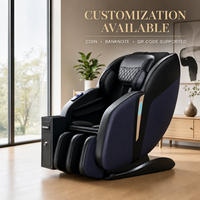Fauteuil de massage commercial personnalisé avec rail SL, fauteuil de massage à gravité zéro, fauteuil de massage à monnayeur et lecteur de billets, fauteuil de massage à scanner