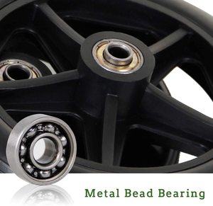 Piezas de silla de ruedas DLPO, rueda de goma de <span class=keywords><strong>6</strong></span>/7 pulgadas, rueda anti-puntas - Product Image 3