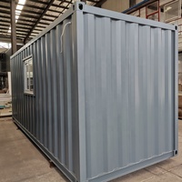 Conteneur Modulaire de Luxe Écologique Préfabriqué pour Villa, Hôtel, Bureau, Expédition, 20 pieds, à Châssis en Acier, Panneaux Sandwich Respirants