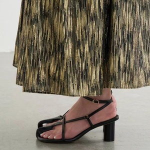 Sandalias de Moda para Mujer, Diseño Personalizado con Punta Cuadrada, Estilo de Diseñador, Sandalias de Verano con Tiras Cruzadas, Tacones Altos de 8 cm - Product Image 4