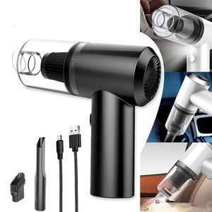 Appareil de nettoyage sans fil rechargeable, aspirateur de voiture sans fil, aspiration puissante 6000Pa, aspirateurs portatifs 120W - Product Image 1