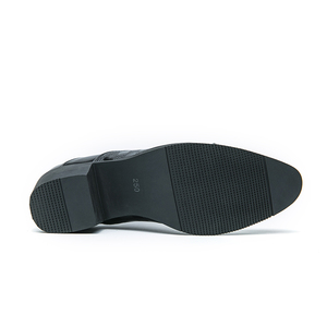 Zapatos Oxford de vestir para hombre, estilo Derby, con tacón de bloque, de <span class=keywords><strong>charol</strong></span> y microfibra, de moda, con punta, que aumentan la altura - Product Image 4