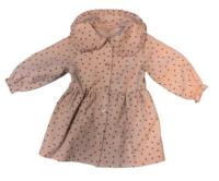 Tissu de chemise en velours côtelé 100 % coton de qualité supérieure, imprimé à pois, 21 Wales, anti-boulochage, poids moyen, pour filles et garçons