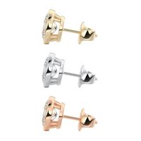 Серьги TELULA Trendy из золота 9к/10к/14к/18к с выращенными в лаборатории бриллиантами, сертифицированные IGI, унисекс, свадебные, с винтовым дизайном