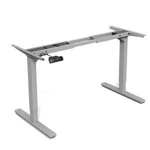 Metalen Frame Bureau Tafellamp L Vorm Elektrische Sit Stand Stand Up Bureau Metalen Frame Staande Bureau Mechanisme