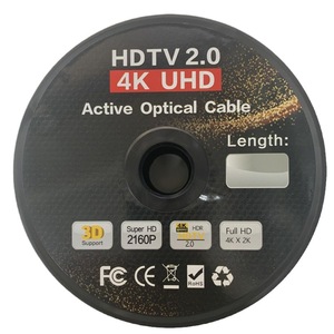 Câble HDMI à fibre optique 2.0 4K 60Hz 3D, connexion de projecteur haute définition mâle à femelle plaqué or - Product Image 2