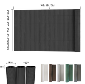 Paravent <span class=keywords><strong>de</strong></span> balcon <span class=keywords><strong>en</strong></span> tissu pare-soleil Kenda, coupe-vent, respirant, écologique, sur mesure, pour la protection <span class=keywords><strong>de</strong></span> la vie privée à côté <span class=keywords><strong>de</strong></span> la piscine - Product Image 2