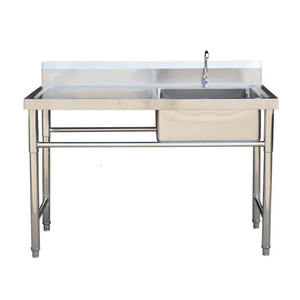 อ่างล้างจานสแตนเลสสองชั้นสำหรับโรงแรมและร้านอาหาร Victory - Product Image 5
