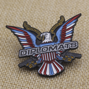 定制高品质电镀锌合金珐琅，可印有个性化运动标志，适用于棒球队和接球手 - Product Image 2