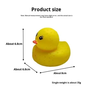 Lindo Patito de Juguete para Apretar con Orificios para Jugar con Agua y Aliviar el Estrés, Juguete Infantil para Interiores - Product Image 5