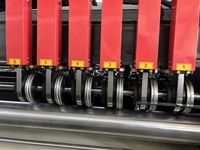Nouvelle machine à découper et à rainurer le carton ondulé à lame fine, réglage automatique, vitesse 0-180 m/min, largeur de travail 2000-3000 mm