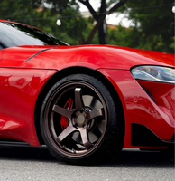 عجلات ألومنيوم 6061-T6 مطروقة 5x120 5x112 طراز Advan Tc4 Gt لسيارات هوندا سيفيك FK8 FL5 وسوبارو BRZ وتويوتا 86 بتصميم JDM