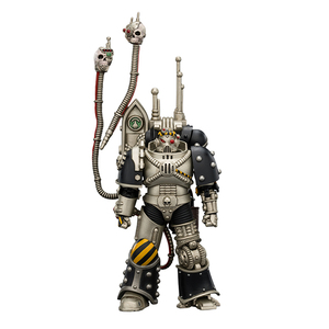 Figura de Acción JOYTOY de la Serie <span class=keywords><strong>Warhammer</strong></span>, Heresia de Horus, Legión de Guerreros de Hierro, Praevian, Escala 1/18, Modelo Articulado Coleccionable - Product Image 1