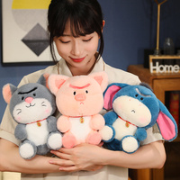 Haute qualité 8 pouces en gros mignon griffe grue Machine en peluche Animal en peluche jouets en peluche pour griffe Machine