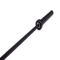 Barres croisées de levage de puissance barres d'haltérophilie en acier à haute teneur en alliage 20 KG zinc chromé dur noir