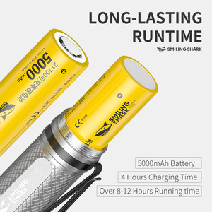 Linterna Táctica Smiling Shark, Recargable, LED, Impermeable, para Camping y Actividades al Aire Libre - Product Image 5