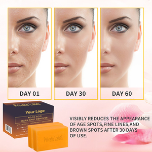 Etichetta privata 100% naturale organico curcuma e acido Kojic sapone all'ingrosso sbiancamento della pelle natura originale miele sapone acido Kojic - Product Image 3
