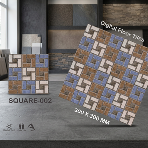 Carreaux de sol en céramique numérique Matt 300x300mm en relief Punch Designer 400x400 40x40 30x30 Carreau émaillé en porcelaine de stationnement - Product Image 6