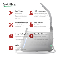 Machine professionnelle de peeling au laser au carbone pour l'élimination des tatouages, traitement de peeling au carbone avec 3 têtes de traitement, livraison rapide