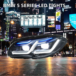 Para 5 Series F10 F11 F18 M5 520i 525i 528i 535i 550i 2010-2017 Faros delanteros LED de ojo de esquina HID de xenón modificado Nuevo 6000K 12V - Product Image 2