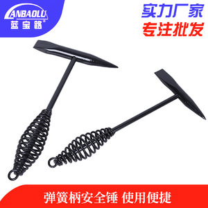 Martillo de seguridad con resorte Anbaolu de 500g, herramienta de acero para eliminar escoria de soldadura, para limpieza de óxido y escoria - Product Image 3